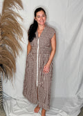Piper Plaid Maxi Dress