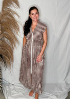 Piper Plaid Maxi Dress