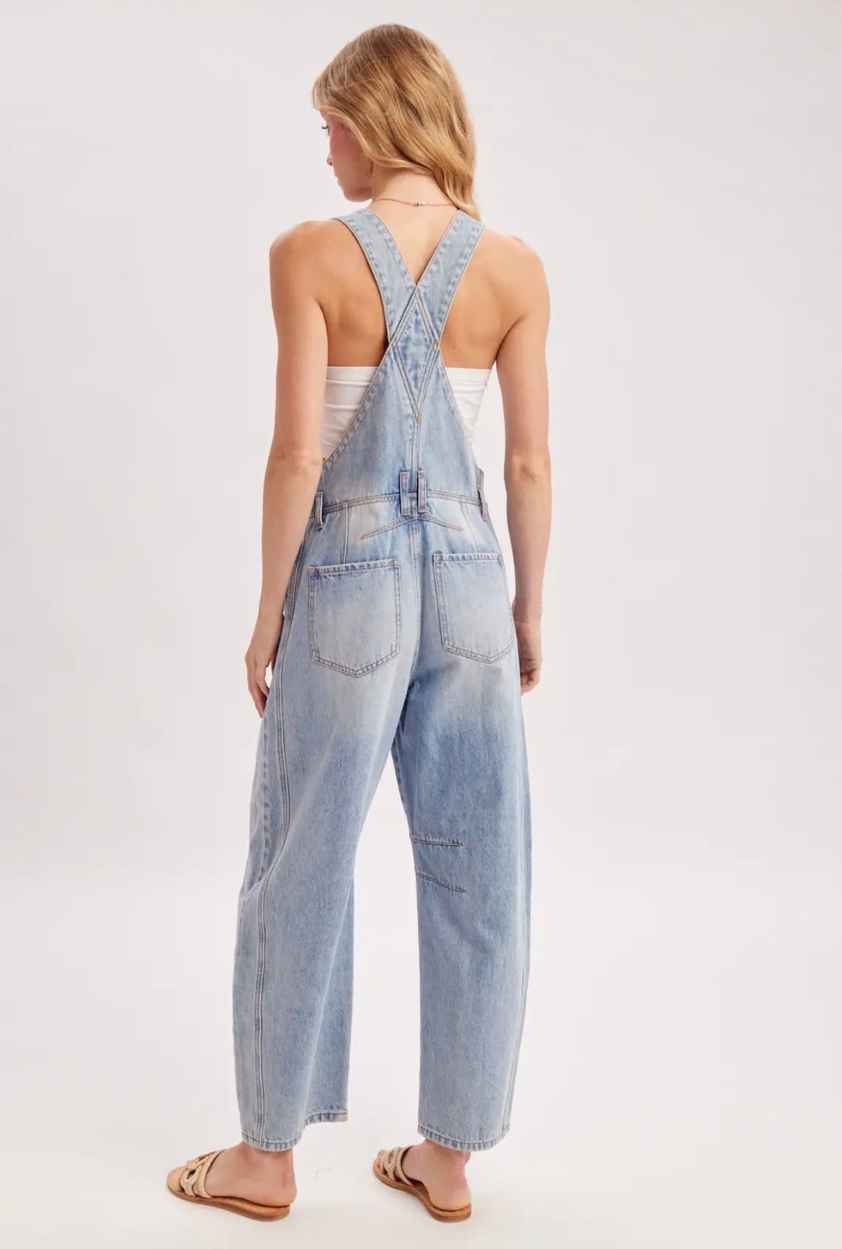 Demi Barrel Overalls