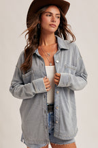 Ashleigh Soft Denim Shacket
