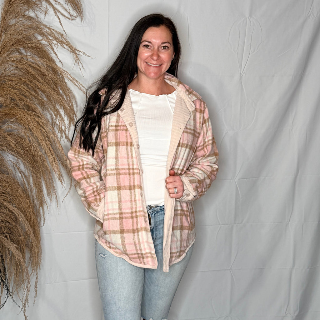 Sadie Reversible Plaid Shacket