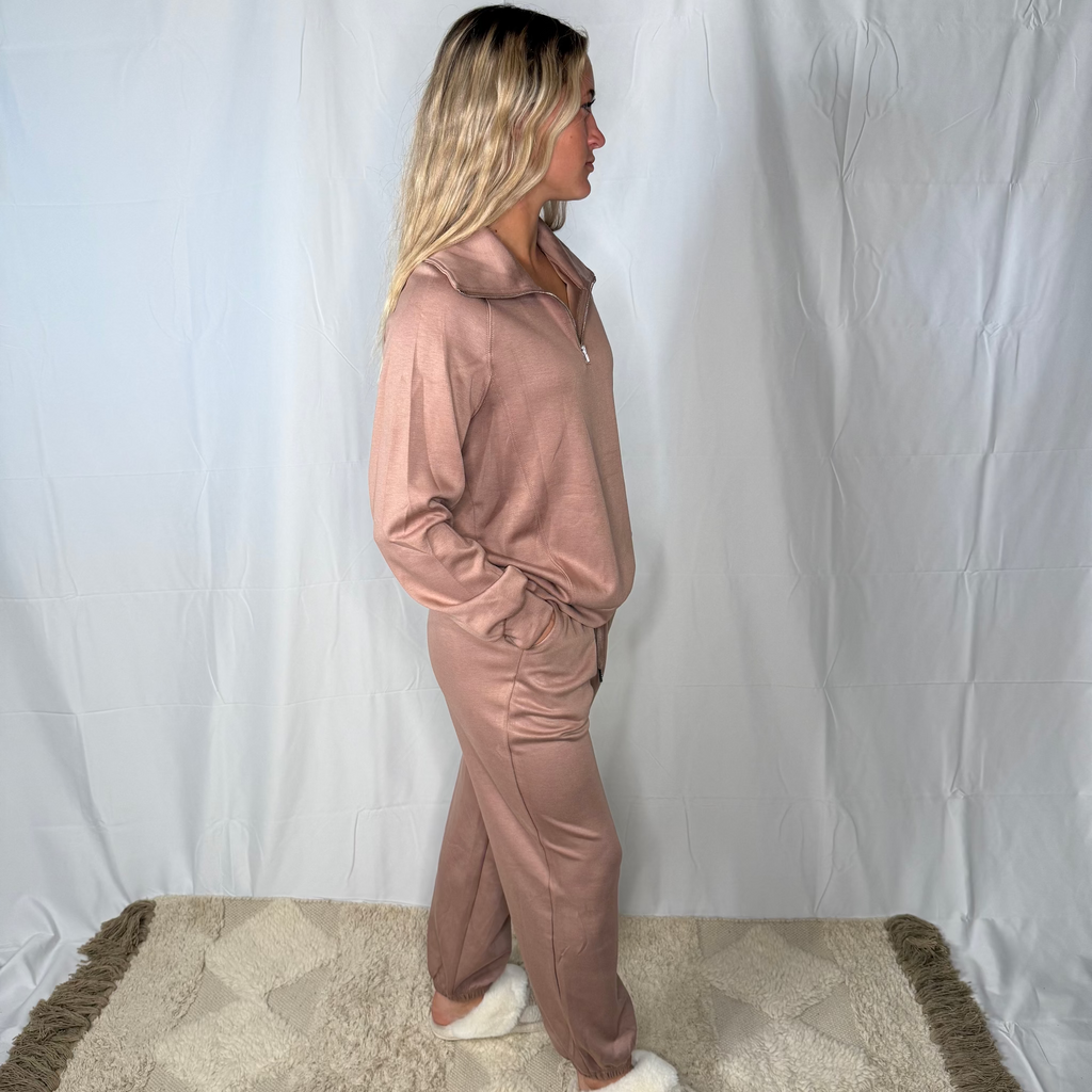 Mauve Cozy Top & Pant Set