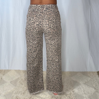 Reva Leopard Wide-Leg Jeans