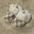 Checkered Luxury Soft Slippers